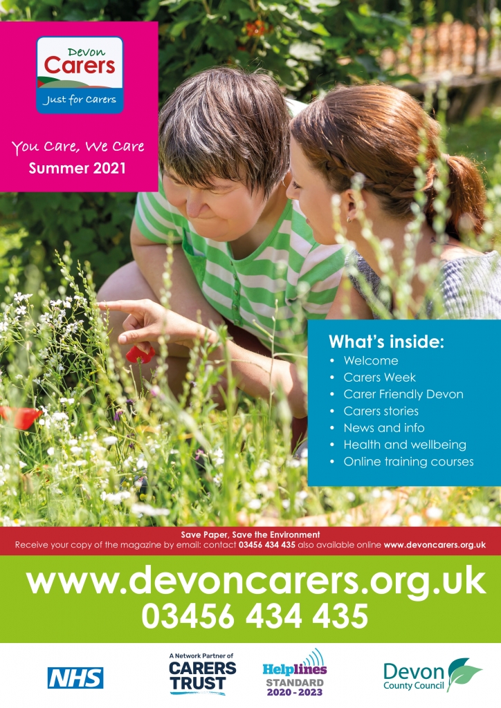 Devon Carers Summer 2021 Magazine